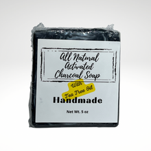 Load image into Gallery viewer, Charcoal & Tea Tree Detox Soap